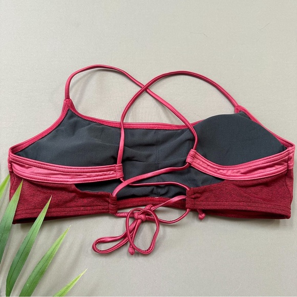 PRANA Makoa red bikini top, L. - Picture 3 of 6